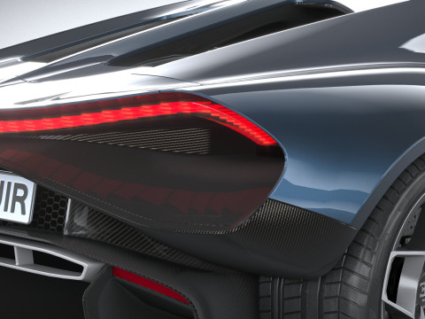 Bugatti Tourbillon 2026 LowPoly 3D Модель