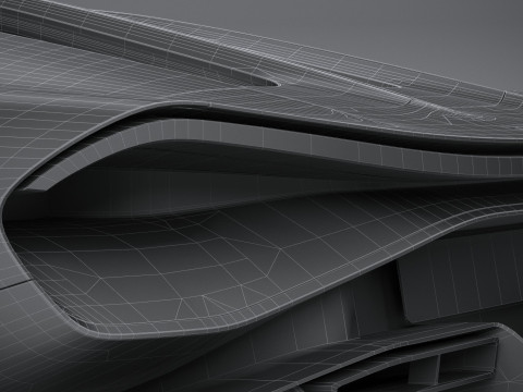 Bugatti Tourbillon 2026 LowPoly 3D Модель