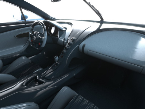 Bugatti Tourbillon 2026 LowPoly 3Dモデル