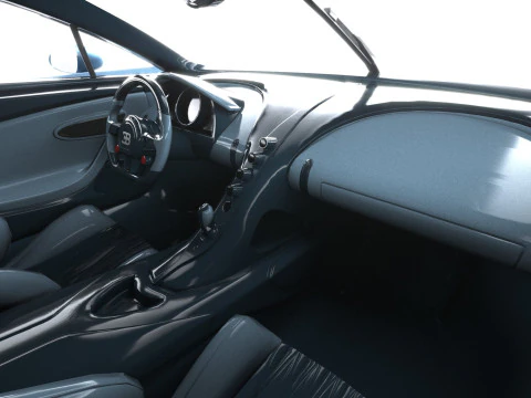 Bugatti Tourbillon 2026 LowPoly 3D Model