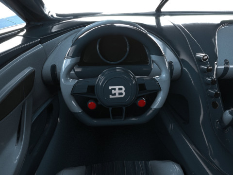 Bugatti Tourbillon 2026 LowPoly 3Dモデル