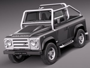 Land Rover Defender SVX 2012 Modèle 3D