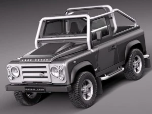 Land Rover Defender SVX 2012 3D Model