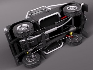 Land Rover Defender SVX 2012 3D Model