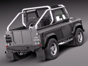 Land Rover Defender SVX 2012 3D Model