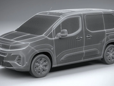 Opel Combo 2024 3D Model