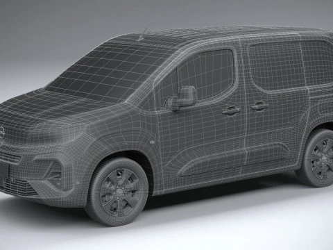 Opel Combo 2024 3D Model