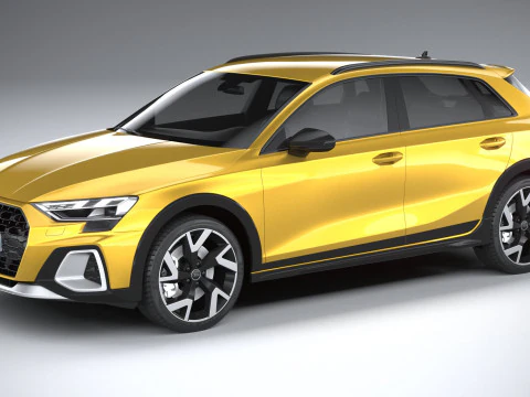 Audi A3 Allstreet 2025 3D Model