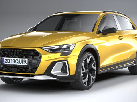 Audi A3 Allstreet 2025 3D Model