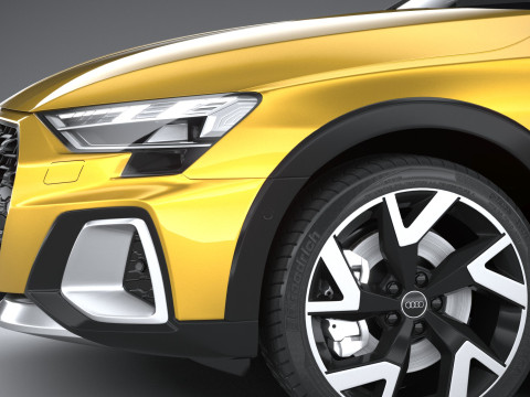 Audi A3 Allstreet 2025 3D Model