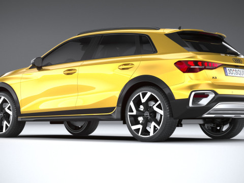 Audi A3 Allstreet 2025 3D Model
