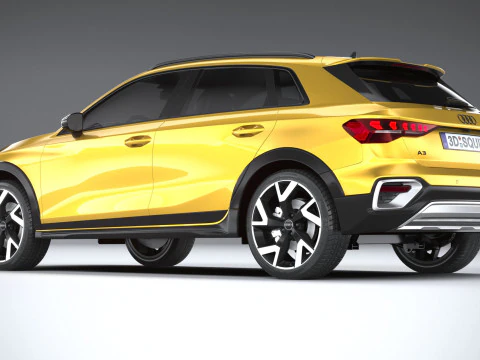 Audi A3 Allstreet 2025 3D Model