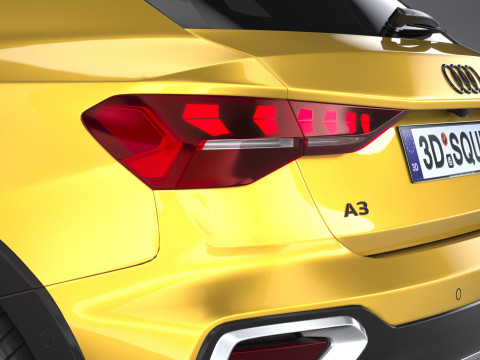 Audi A3 Allstreet 2025 3D Model