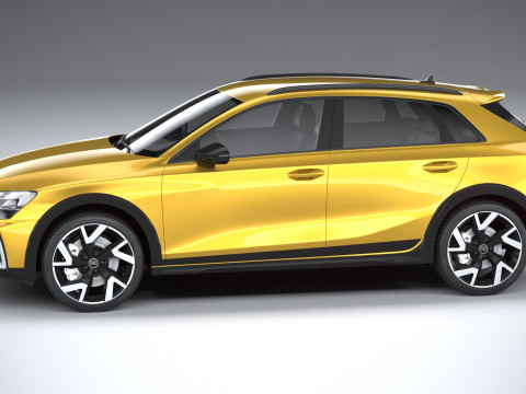 Audi A3 Allstreet 2025 3D Model