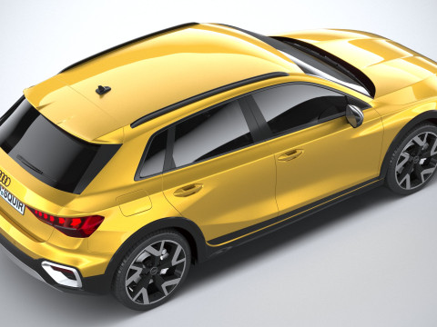 Audi A3 Allstreet 2025 3D Model