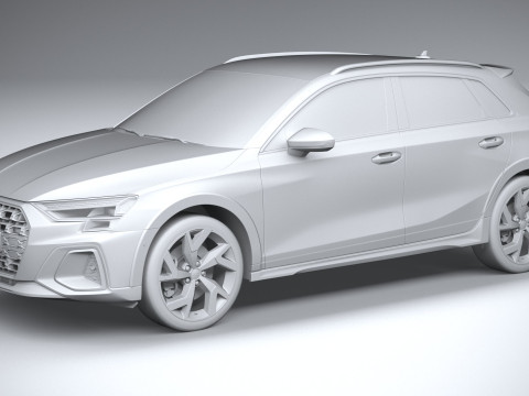 Audi A3 Allstreet 2025 3D Model