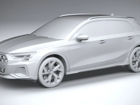 Audi A3 Allstreet 2025 3D Model