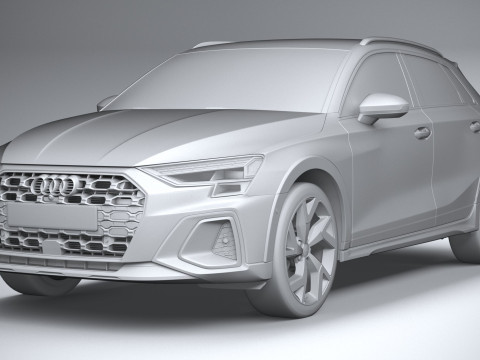 Audi A3 Allstreet 2025 3D Model