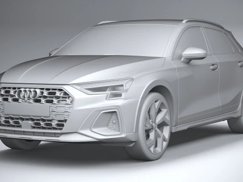 Audi A3 Allstreet 2025 3D Model
