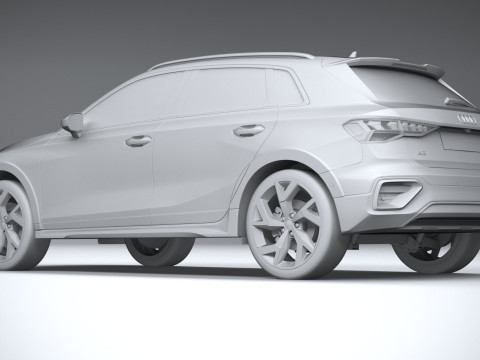 Audi A3 Allstreet 2025 3D Model