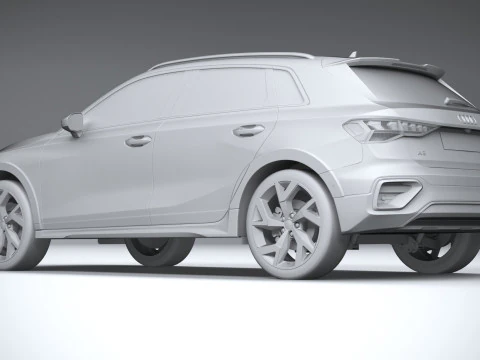 Audi A3 Allstreet 2025 3D Model