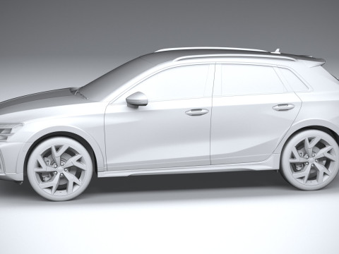 Audi A3 Allstreet 2025 3D Model