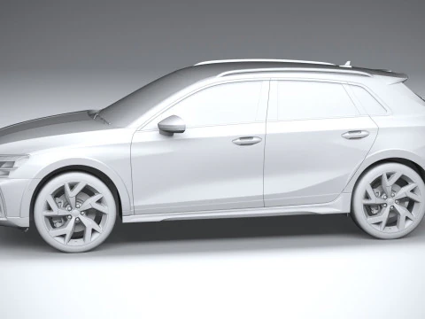 Audi A3 Allstreet 2025 3D Model