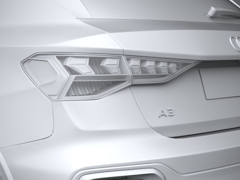 Audi A3 Allstreet 2025 3D Model