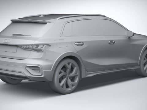 Audi A3 Allstreet 2025 3D Model
