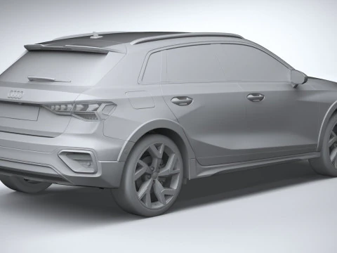 Audi A3 Allstreet 2025 3D Model