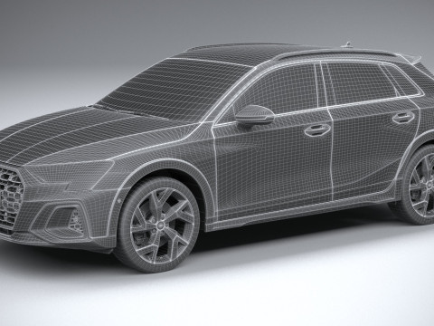 Audi A3 Allstreet 2025 3D Model