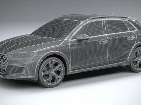 Audi A3 Allstreet 2025 3D Model