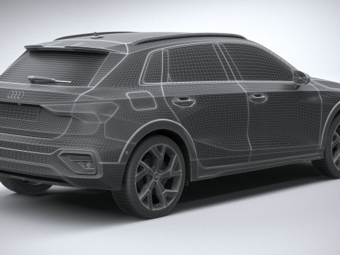 Audi A3 Allstreet 2025 3D Model