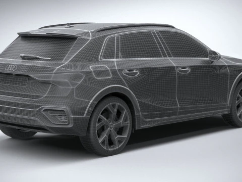 Audi A3 Allstreet 2025 3D Model