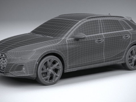 Audi A3 Allstreet 2025 3D Model