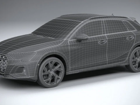 Audi A3 Allstreet 2025 3D Model