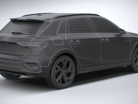Audi A3 Allstreet 2025 3D Model