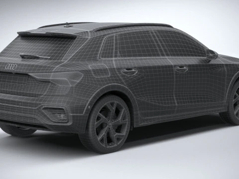 Audi A3 Allstreet 2025 3D Model