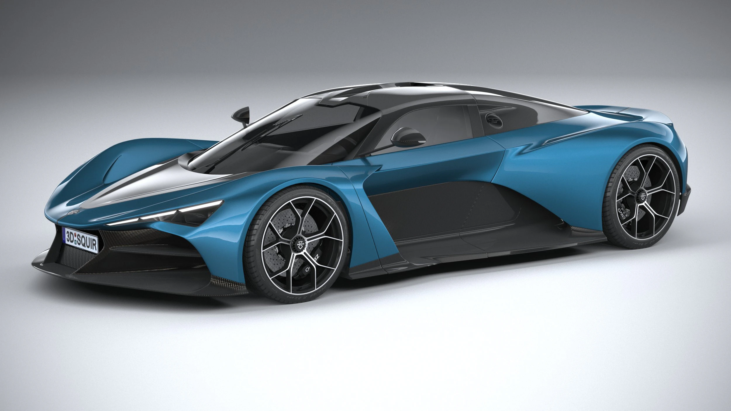 Zenvo Aurora Tur 2026 Modelo 3D .c4d .max .obj .3ds .fbx .stl .blend 