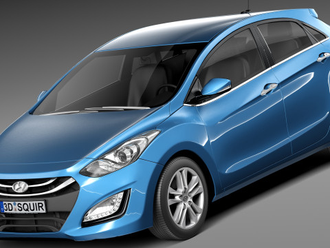 Hyundai I30 2013 3D Model