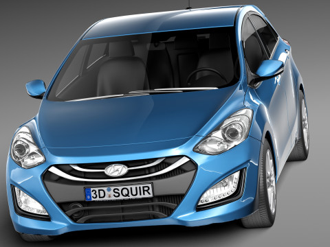 Hyundai I30 2013 3Dモデル