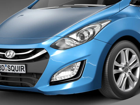 Hyundai I30 2013 3D Model