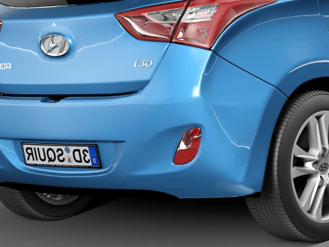 Hyundai I30 2013 3D Model
