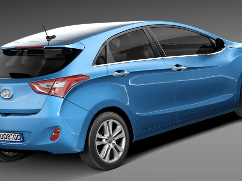 Hyundai I30 2013 3D Model