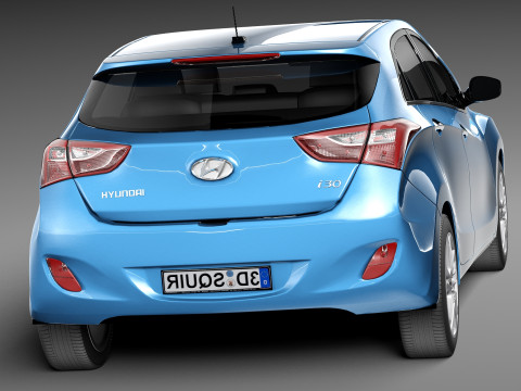 Hyundai I30 2013 3Dモデル