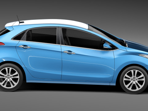 Hyundai I30 2013 3Dモデル