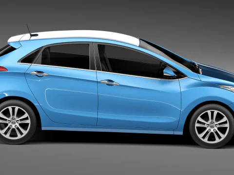 Hyundai I30 2013 3D Model
