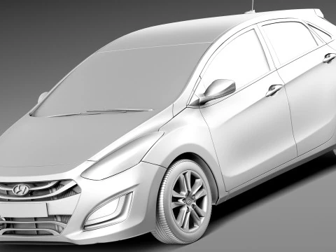 Hyundai I30 2013 3D Model