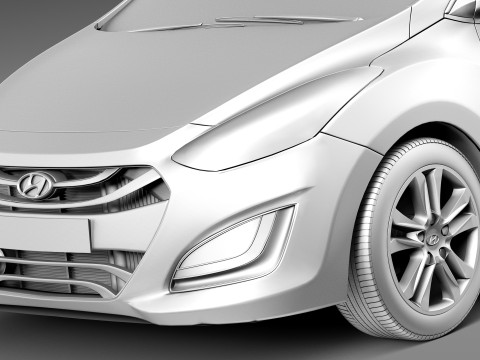 Hyundai I30 2013 3Dモデル