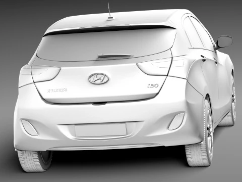 Hyundai I30 2013 3D Model